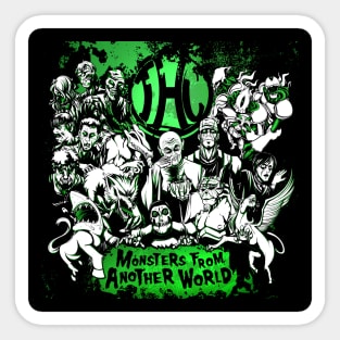 Monsters from Another World - Trapp Hill Collision Sticker